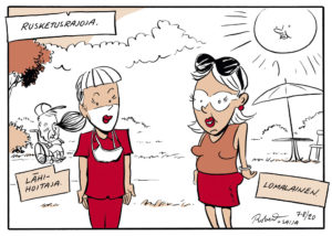 pilakuva kesästä ja koronasta